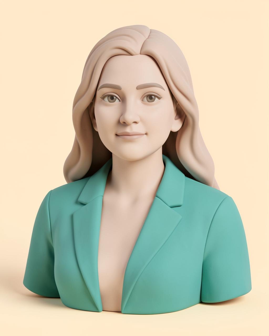 Stylized editorial portrait representing Trupti Parmar, Founder and CEO of Qlick Lead